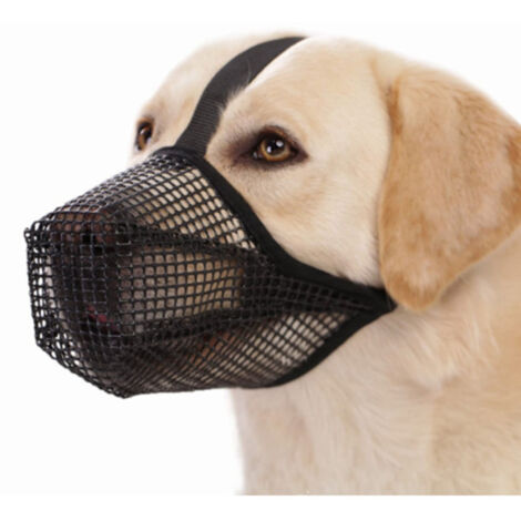 M Soft PVC Mesh, Safe and Breathable, Prevent Barking, Ingesting Debris and Biting a Stranger