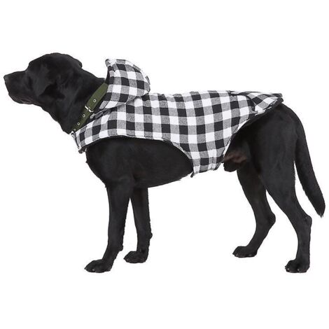 m Sweat Capuche Grand Chaud Coton Sweatshirt Pour Chiens Pet Pull Vtements Veste Pour Chien Manteau Jumpsuit Costume,noir
