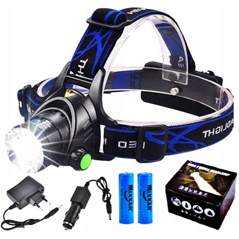 M-T6 LED Faisceau Fort Phare Zoom Télescopique Charge Long Shot