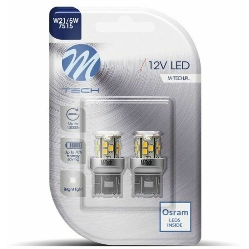 

Mtech - M-Tech Bombilla LED M-Tech W21 5W T20 12V