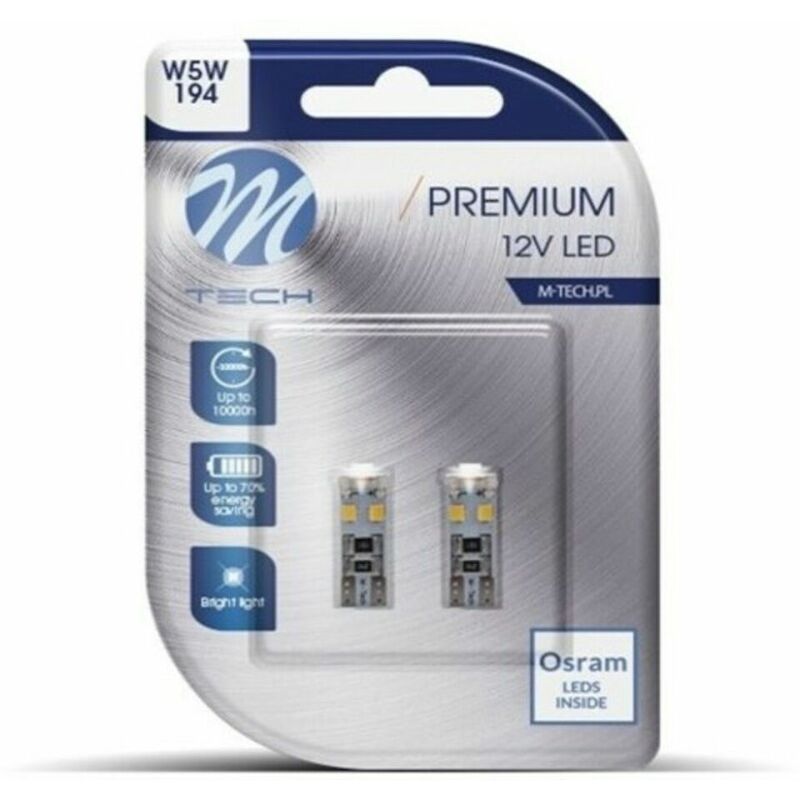

Mtech - M-Tech Bombilla LED M-Tech W5W 12V (2 pcs)