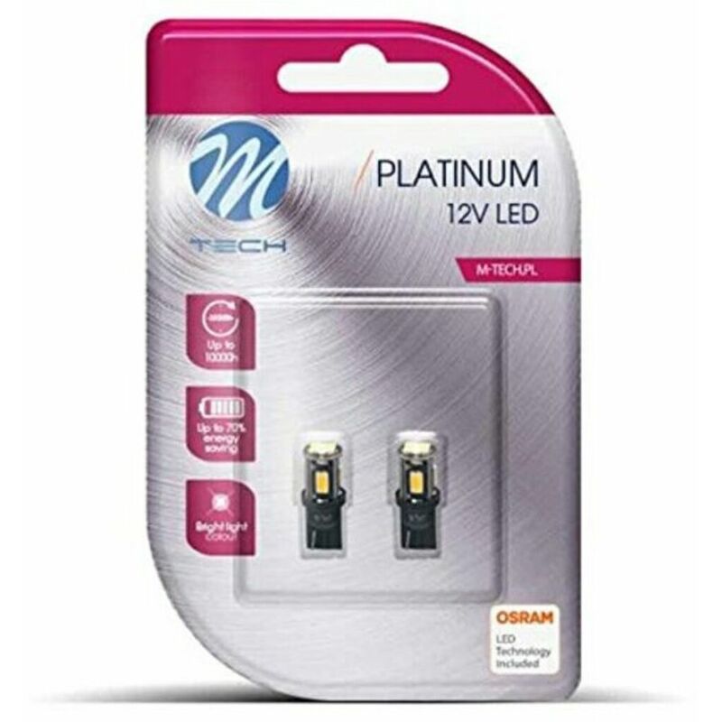 

Mtech - M-Tech Bombilla LED M-Tech W5W 240LM 12V