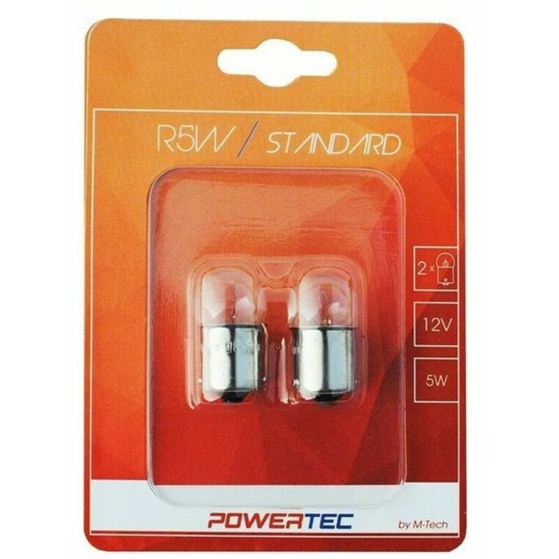 

Mtech - M-Tech Bombilla para Automóvil MTECPTZ30-02B M-Tech MTECPTZ30-02B R5W 5W 12V (2 Piezas)
