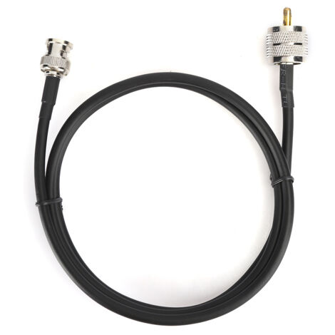 m UHF-Koaxialkabel, Stecker PL259 auf Stecker BNC, Testkabel, Adapter für Antennen und Funkgeräte