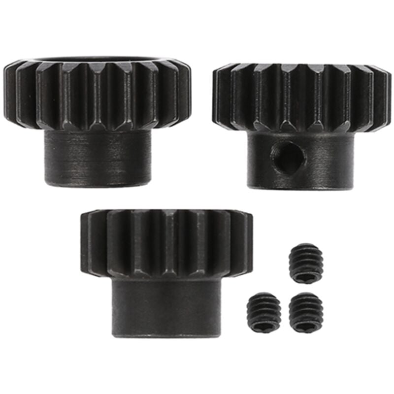 M1 ¢5mm 17T-19TT 20T-22T Engrenage de moteur à pignon métallique pour voiture de camion 1/8 RC Buggy (20T-22T)