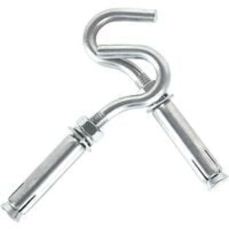 M10 304 Edelstahl-Spreizdübel, Anker, Hakenbolzen, offene Spreizschrauben, 5er-Pack