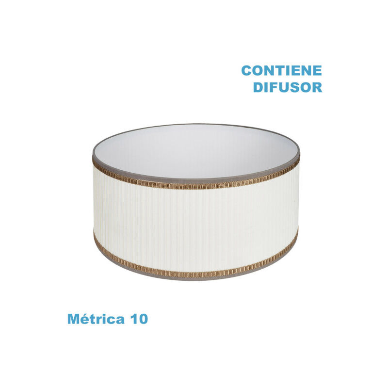 M10 abat-jour soprano beige 50dx50dx22h diffuseur inclus