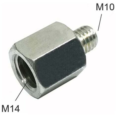 M10 M14 Adaptateur Meuleuse d'angle Polisseuse Filetage Foret Interface Convertisseur Connecteur Outils électriques Accessoires Bielle, M14 à M10,1 Pièces