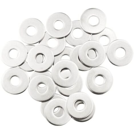 M10-Metallscheiben, 20 Edelstahlscheiben, M10 x 30 mm Flachscheiben, Unterlegscheiben aus Edelstahl 304, Cent-Unterlegscheiben für Schrauben und Muttern