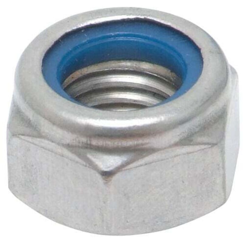 Unifix Class 6 Nylon Insert Nuts T Type DIN 985 BZP M10 x 1.50 in Silver