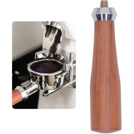 M10 Rosenholz-Siebträgergriff – Robuster, ergonomischer Siebträgergriff für bodenlose Kaffeemaschinen, M10 Rosenholz-Verbundholz, 150 mm