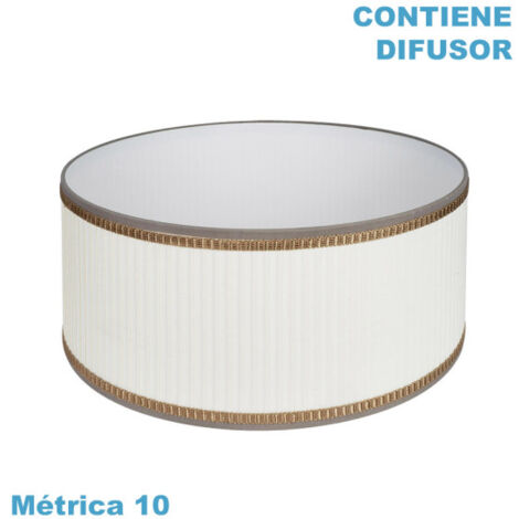 M10 Soprano Pendelleuchte beige 50dx50dx22h inklusive Diffusor