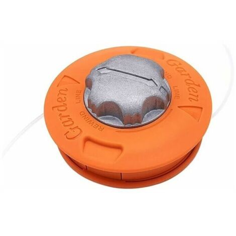 M10 x 1.25 left-hand cutting head with automatic tip - Dual-line trimmer head - Nylon line spool