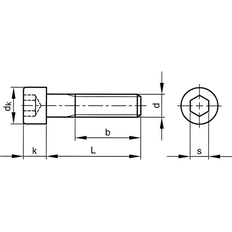 Qualfast - M6X12 Socket Head Cap Screw zn Flake (GR-12.9)- you get 25