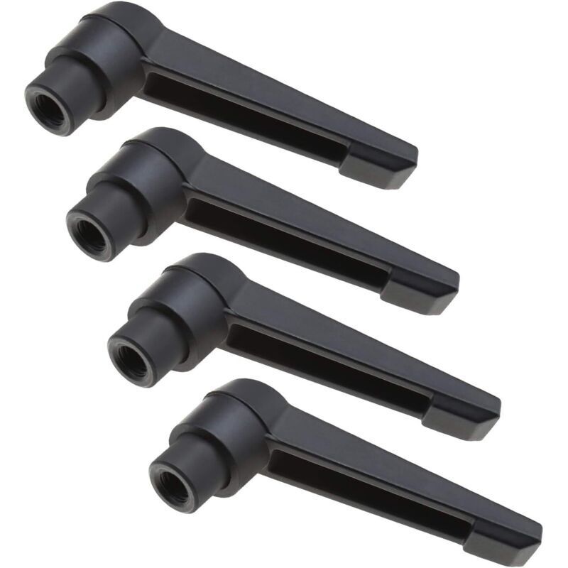 M10x80mm The Lord of the Tools 4pcs Adjustable Metal Threaded Clamping Lever Handle Knobs