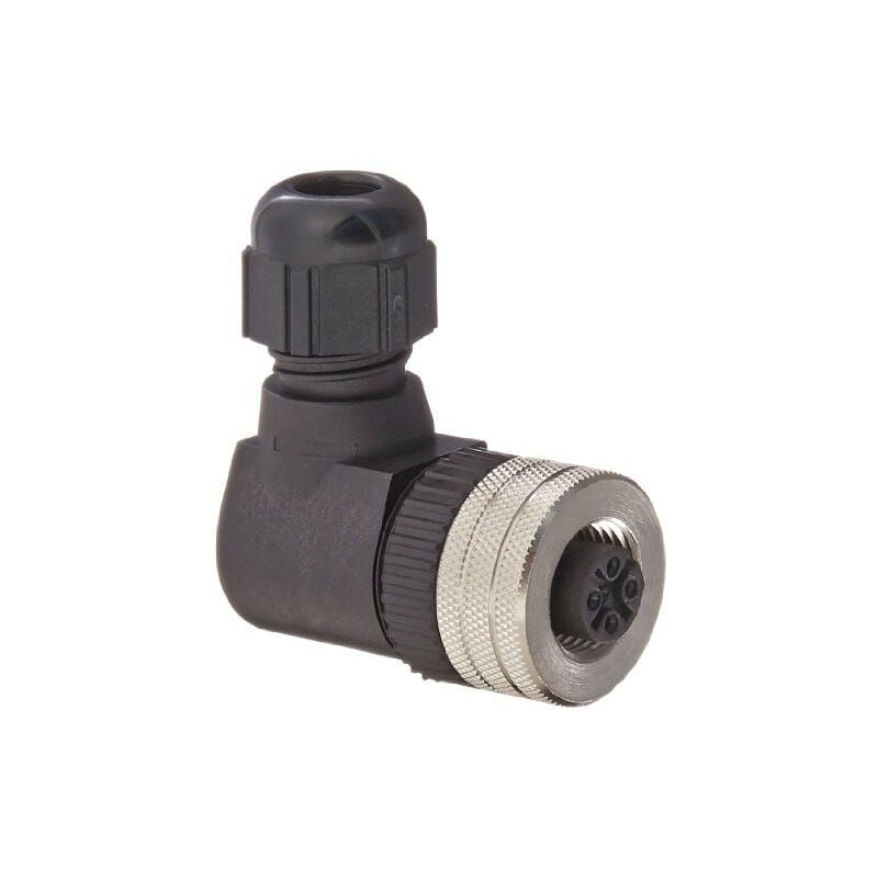 Molex - M12 Connecteur femelle 4 broches coudé A-Code Ip67 Mx-1200710037