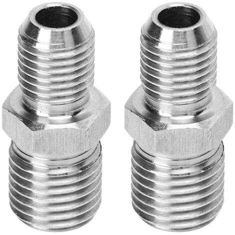 M14x1.5 adaptateur de connecteur de ligne de mazout raccord 4AN adaptateur droit de tuyau en acier inoxydable pour la plupart des fluides