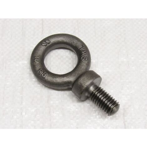 M16 0.63 Ton Self Colour Dynamo Eyebolt - 630KG Metric Eye Bolt BS4278