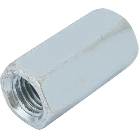 M18 Sechskant-Verbindungsmutter mit Zink-Kohlenstoff-Beschichtung – 55 mm Länge, 26 mm Breite, 147 g für dauerhafte Montage