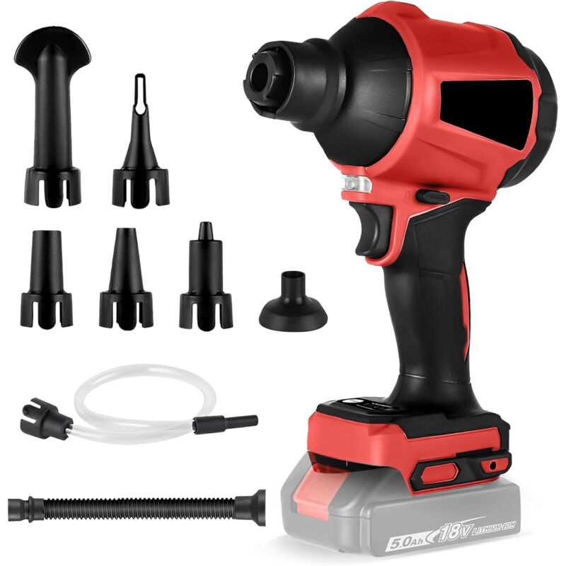 M18 souffleur sans fil - compatible avec batterie Milwaukee 18V - souffleur de feuilles - pour l'entretien de la pelouse, les bulles de feuilles, le