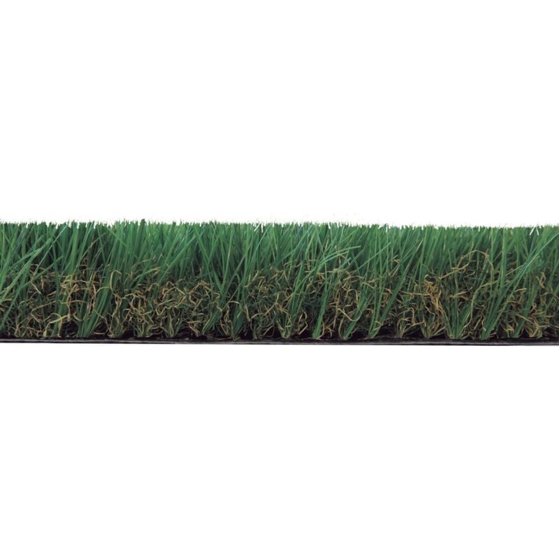 Gazon artificiel 40 mm - Vert/Marron - 1x4m - Nortene