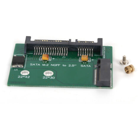 M.2 NGFF auf SATA 3 2,5-Zoll-Adapterkarte für SSD-Festplatten – PC-Zubehör