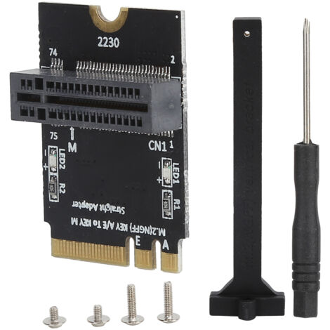 M.2 NVMe-Adapterkarte für vertikale SSDs, NGFF A/E zu PCIe-Konvertierung