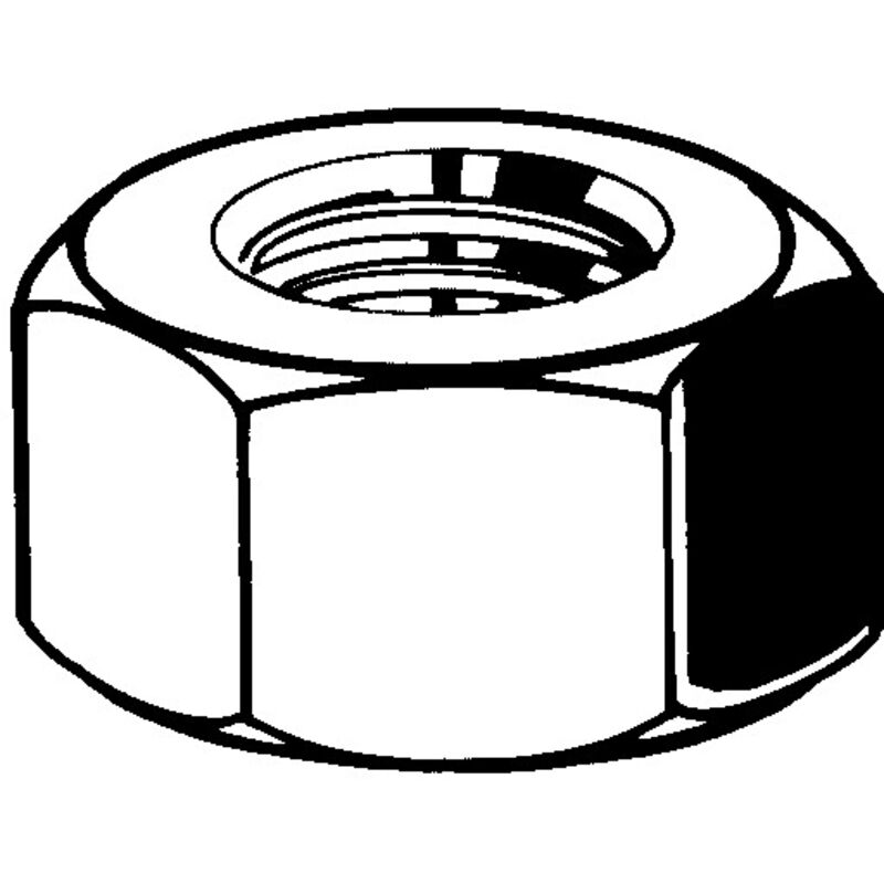 M6 Hex Nut Nylon pa (6.6)- you get 25 - Qualfast