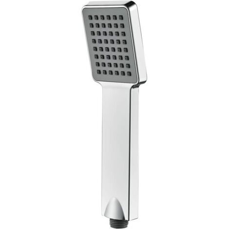 M20202 Douchette à Main Carré, Pomme de Douche, Chrome, Argent, Ensoleillé