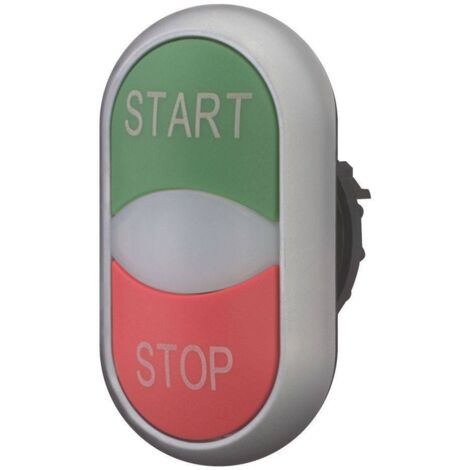 M22-DDL-GR-GB1/GB0 azionamento a doppio pulsante, illuminato, con ritorno automatico