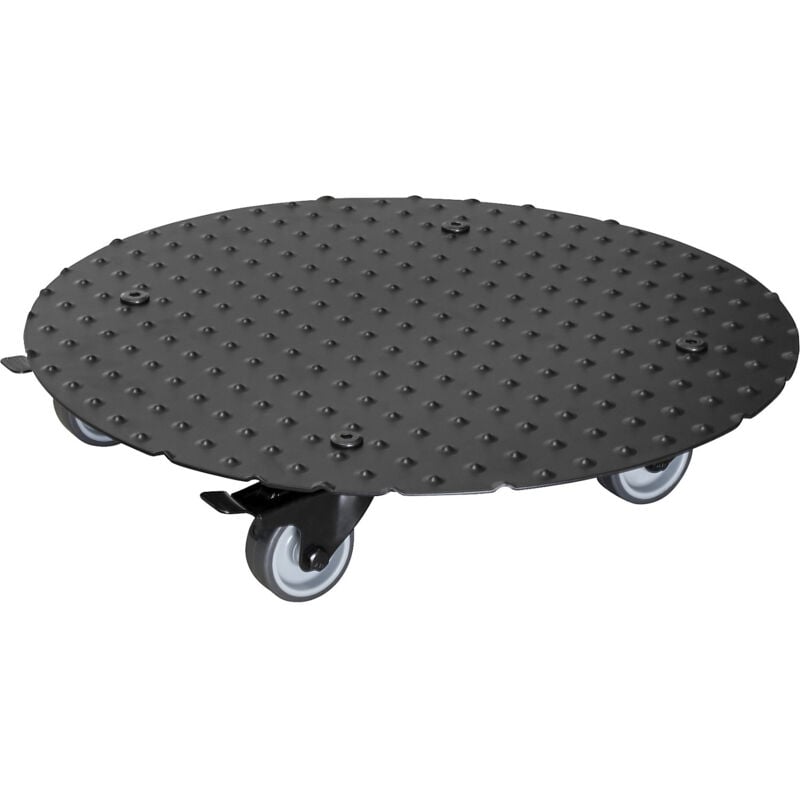 Wagner - Plateau roulant pour plantes en aluminium alaska,