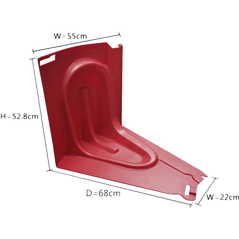 Kaiserkraft - frankel Barrière contre les inondations, plastique