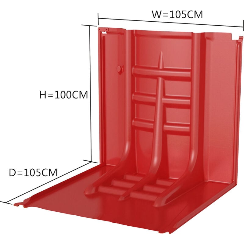 Kaiserkraft - frankel Barrière contre les inondations, plastique