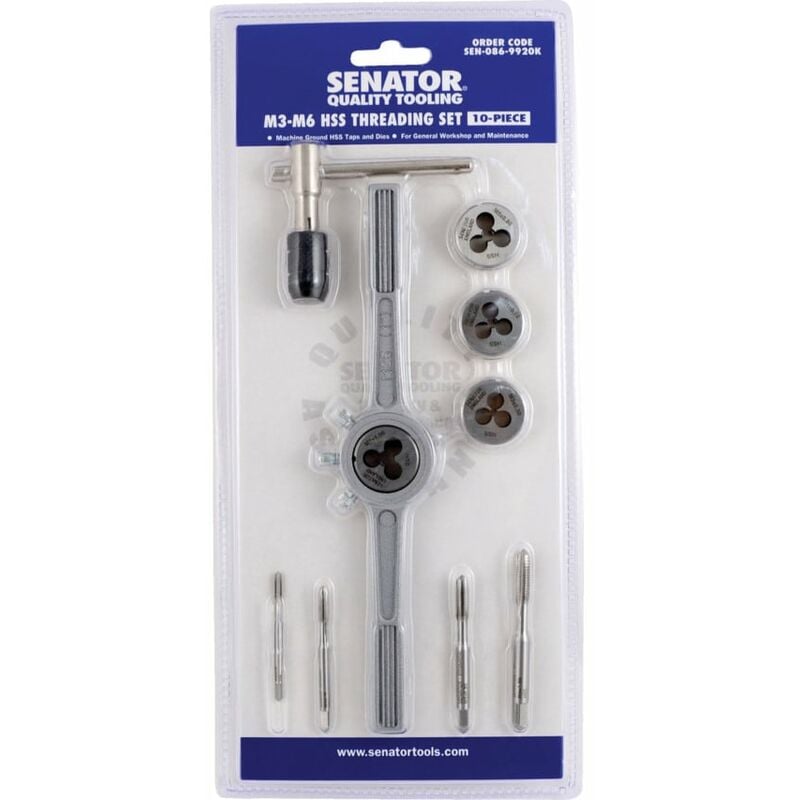 M3-M6 HSS Threading Set 1 0PC - Senator