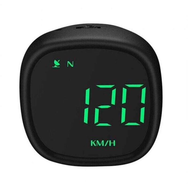 Cyslmuk - M30 Universel hud gps Compteur de Vitesse Horloge Voiture Boussole ÉLectronique LumièRe Verte Fatigue Rappel Conduite pour Moto