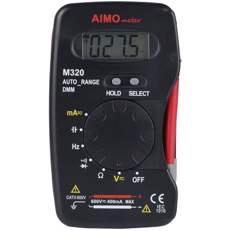 M320 Multimètre numérique portable Auto gamme dmm Testeur de Fréquence Capacité Maintien des données