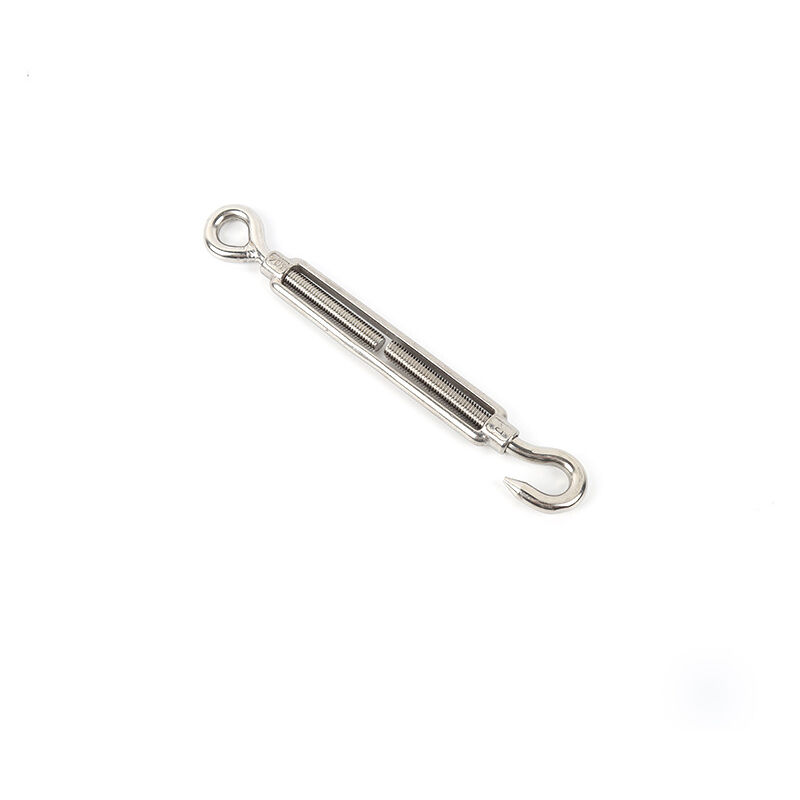 Tinor - M4 5 Pack 304 Stainless Steel Hook and Eye Turnbuckle Turnbuckle