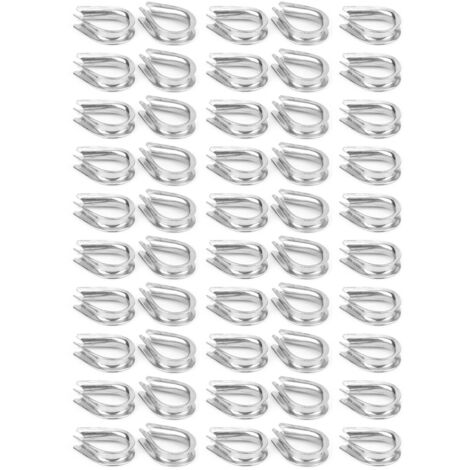 M4-Kabelbinder aus Edelstahl 304 (50 Stück) – Universelle Kabelklemmen mit rutschfester Oberfläche