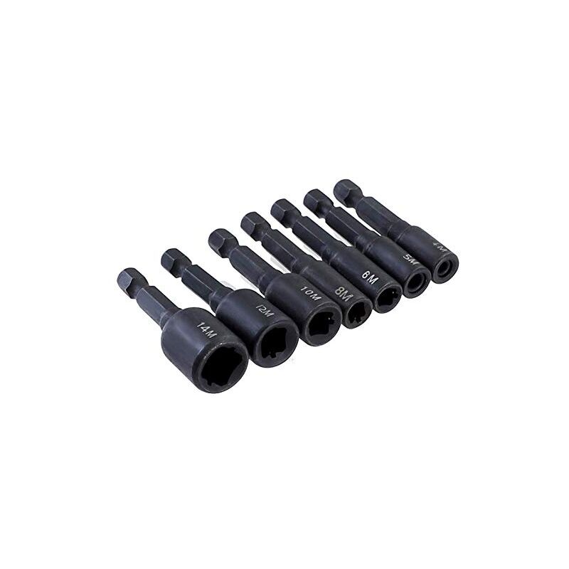 M4-M14 Adaptateur de douille de taraud à vis pouce à tige hexagonale Machine à tarauder carré pilote filetage adaptateur de taraud pour perceuse