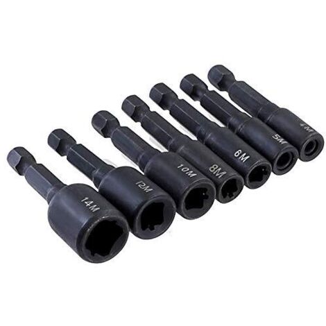 M4-M14 Adattatore per presa per rubinetto a vite da pollice a gambo esagonale Maschiatrice quadrata Adattatore per rubinetto filettato per trapano elettrico