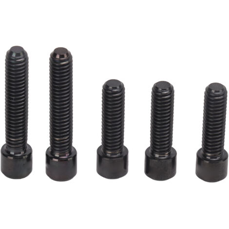 M4 Schwarze, rostfreie Schaltwerksschrauben aus Titanlegierung für Mountainbikes – Einfache Montage (13,5 mm und 20 mm)