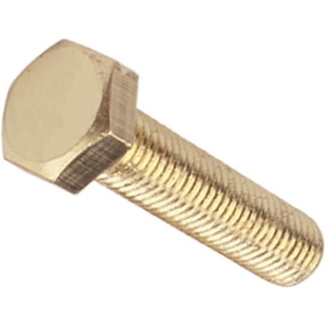 M416, 60 piezas de clavos de fijación hexagonales, pernos hexagonales con rosca macho, tornillos de latón para máquina, pernos de latón, tornillos hexagonales exteriores