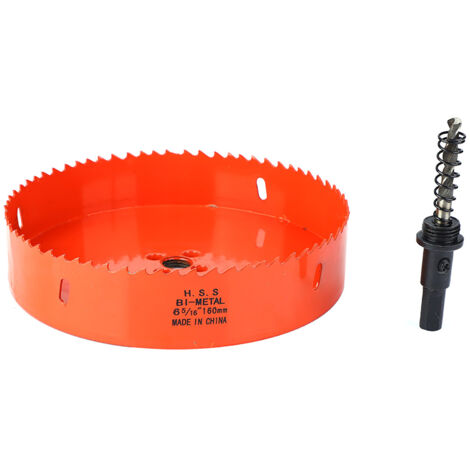 M42 Scie Cloche Bi-Métal 160mm pour Couper Métal, Bois et Plastique