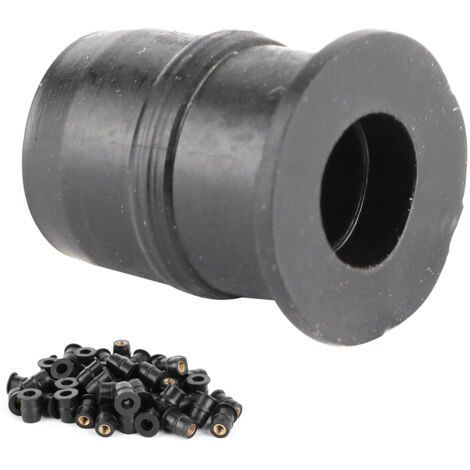 M5 écrous en caoutchouc 5mm métrique moto pare-brise carénage fixation outil50 pièces