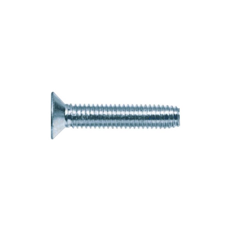 Zoro Select - M5 x 10 Pozi Countersunk Thread Forming Screws bzp- you get 25