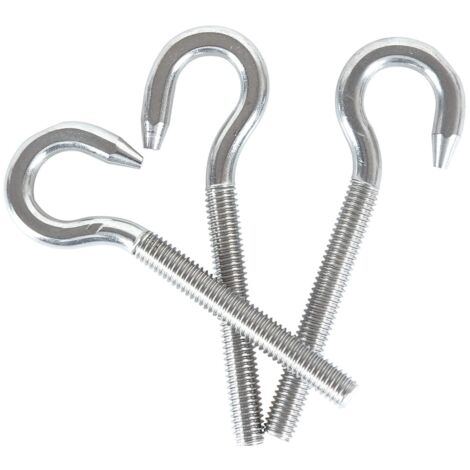 M6 304 Stainless Steel Eye Bolt Round Head Screw Round Head Screw Hook 10