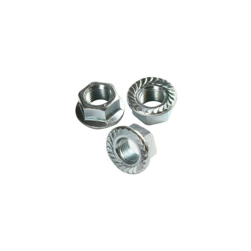 M6 - A4 (T316) Stainless Steel Serrated Flange Nut - DIN 6923