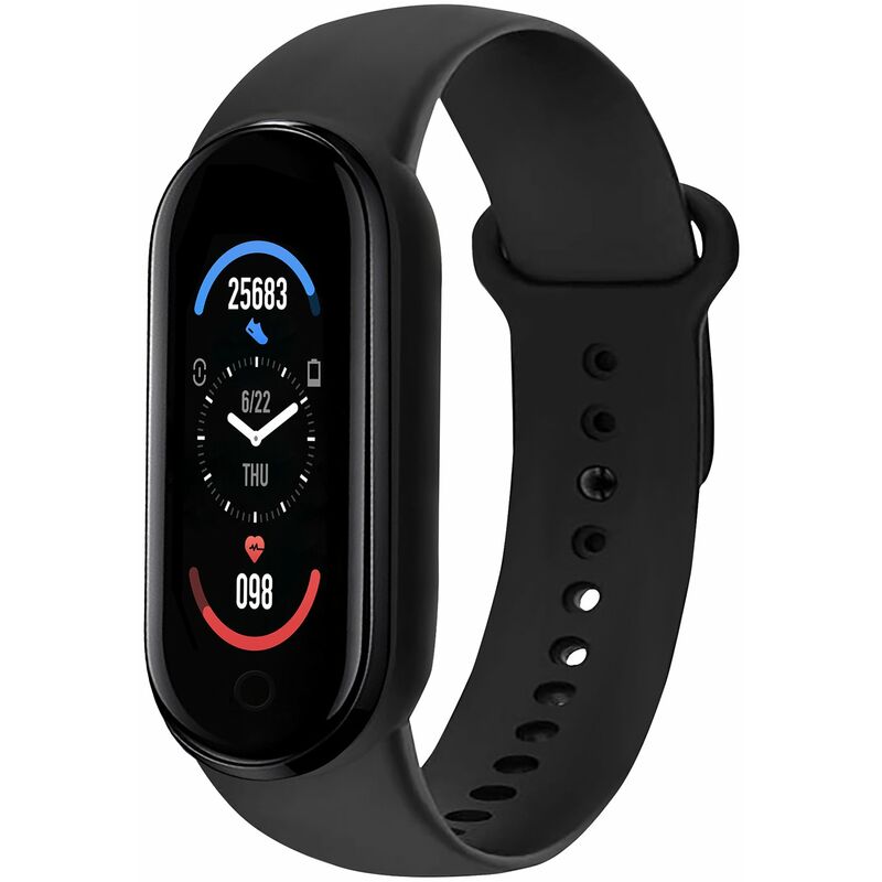 

M6 Reloj inteligente con pulsera deportiva Pantalla TFT de 0.96 pulgadas BT4.0 Rastreador de ejercicios IP67 Impermeable Sueno / Frecuencia cardiaca