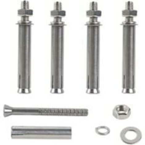 M6x100mm Boulons à Expansion Hex Vis D'expansion Acier Inoxydable 304 Cheville Beton Lourd Devoir Ancrages de Fixation pour la Construction Murale 4pcs