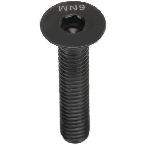 M6x30 mm Fahrradlenker-Befestigungsschraube aus Titanlegierung, schwarz – Ersatzteil für Reparaturen